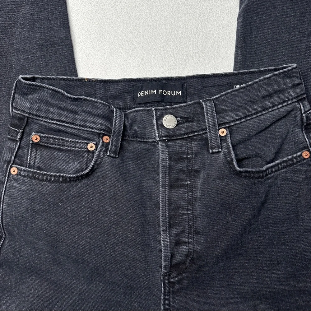 Denim Forum Arlo High Rise Straight 28L - Picture 4 of 11